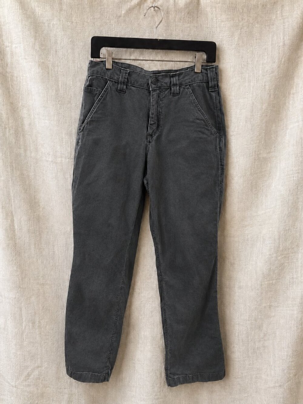 carhartt relaxed fit gray canvas utility work pants 29x30 - Picture 5 of 11